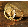 Buy earrings | Bohemian Brass & Silver Earrings |Swiss Shop | Moskitoo