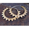 Buy earrings | Bohemian Brass & Silver Earrings |Swiss Shop | Moskitoo