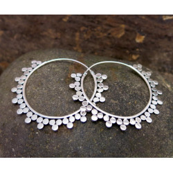 Buy earrings | Bohemian Brass & Silver Earrings |Swiss Shop | Moskitoo