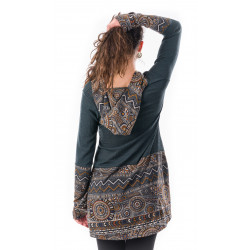 dress-long-sleeve-hooded-dress-knitted-dress-long-top-mandala-sea-green-moskitoo-dress-india-cult-rorschach