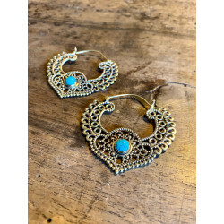 grosser-golden-messing-ohrschmuck-ohrring-goa-hippie-gipsy-devi-schmuck-moskitoo-india-kult-tribaljewelry-tuerkis-stein