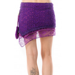 Wrap skirt with snap fastener by Moskitoo India Kult - LOVE IT