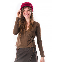 HEMP wrap top | Sustainable fashion | Moskitoo.ch