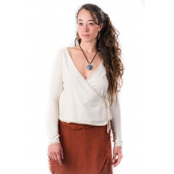 HEMP wrap top | Sustainable fashion | Moskitoo.ch