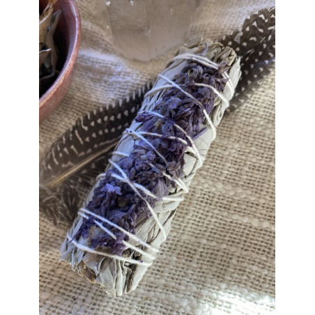 Native American Sage White Sage-lavender-Salvia Apiana Smudgebundle, Moskitoo india kult