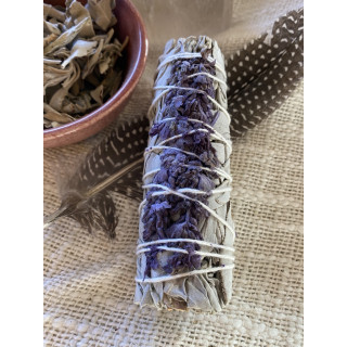 Native American Sage White Sage-lavender-Salvia Apiana Smudgebundle, Moskitoo india kult