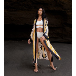 moskitoo-unisex-kimono-100-viscose-mustard-black-native-pattern-vorderansicht