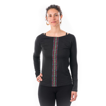 Bohemian Langarm Top