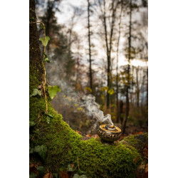 Black Brass Incense Burner