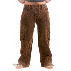 Pilgrimage Pants Tough stonewash trousers.