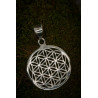 Flower of Life Silver Brass Charm