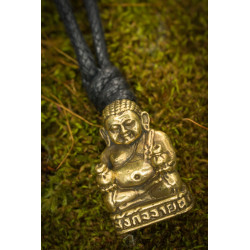 Happy Buddha Brass Necklace
