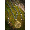 Flower of Life Small Brass Necklace