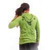 long sleeved hooded t-shirt Sure Ganesh Green
