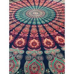 Mandala Roundie Peacock
