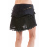 Moskitoo Steampunk Mini Skirt Black