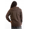Moskitoo Om Relax Hoodie Sweater Cotton Nepal Brown Om Green