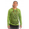 Long sleeve hooded  sure t-shirt Thailand green by moskitoo india kult