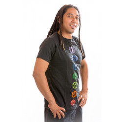 Chakra t-shirt cotton moskitoo india kult black
