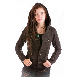 Krieger Jacke Moskitoo India Kult Braun