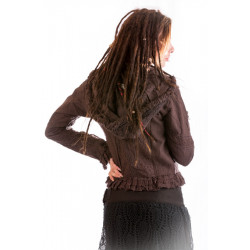 Piraten Spitzen Jacke Braun Moskitoo India Kult