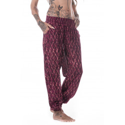Ariel Pants Plum Velvet Viscose Moskitoo india Kult