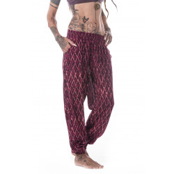 Ariel Pants Hose Plum  Velvet Viskose Moskitoo india Kult