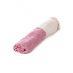 Türkisch Hamamtuch Pink Baumwolle Moskitoo India kult