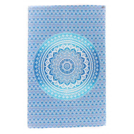 Mandala Bedcover Udaipur Blue Moskitoo India Kult