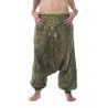 Indian Harem Pants Fern Green Cotton Moskitoo India Kult