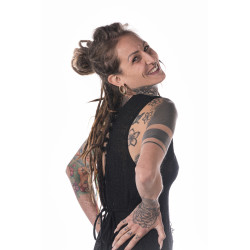 Moskitoo Mojave Desert Dress black cotton