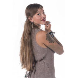 Moskitoo Mojave Desert Dress Dark Pearl Baumwolle