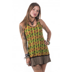 Funky Leaf Dress