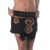 Toto Tribe Leather Miniskirt