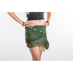 jara-wickelminirock-druckknopfverschluss-handgemacht-baumwolle-indischer-boho-hippie-goa-mini-gruen-moskitoo-india-kult-schweiz
