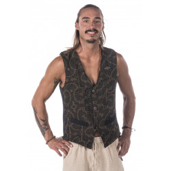 Moskitoo-india-kult-men-veste-cotton-shipibo-black