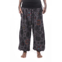 mandala-yoga-hose-siebdruck-breitem-bund-grau-moskitoo-india-kult