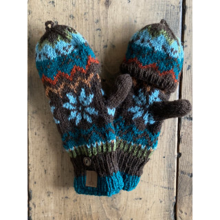 wool-gloves-knitted--sheepwool-azure-braun-blue-unisex-gloves-no-finger-cap-moskitoo-india-kult