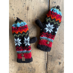 wool-gloves-knitted--sheepwool-azure-red-black-turquoise-unisex-gloves-no-finger-cap-moskitoo-india-kult