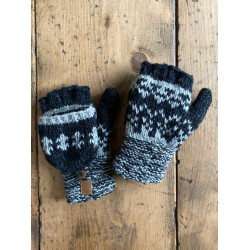 strick-wollhandschuhe-schafwolle-unisex-grau-schwarz-handschuhe-fingerlose-moskitoo-india-kult
