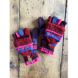 strick-wollhandschuhe-schafwolle-unisex-pink-violet-handschuhe-fingerlose-moskitoo-india-kult