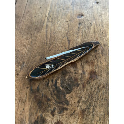 Räucherstäbchen Halter - Holz Blatt