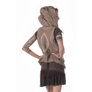 unique-gypsy-style-vest-sustainable-pure-cotton-hood-almond-moskitoo-india-kult-swiss