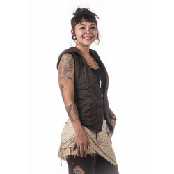 unique-gypsy-style-vest-sustainable-pure-cotton-hood-almond-moskitoo-india-kult-swiss