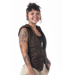 unique-gypsy-style-vest-sustainable-pure-cotton-hood-brown-moskitoo-india-kult-swiss