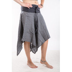 midi-skirt-gray-black-stripes-cotton-hippie-boho-summer-moskitoo-india-kult-switzerland