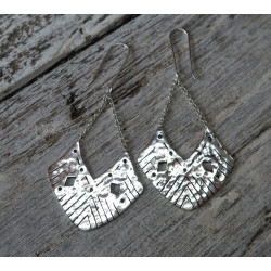 Buy earrings | Bohemian Brass & Silver Earrings |Swiss Shop | Moskitoo