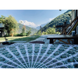 Peacock Mandala Tuch "Floral"