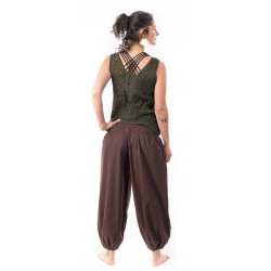 culture-pants-lockere-weite-sommerhosen-elastischem-bund-braun-moskitoo-india-kult-schweiz