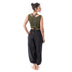 culture-pants-loose-wide-leg-summer-pants-elastic-waistband-black-moskitoo-india-kult-rorschach